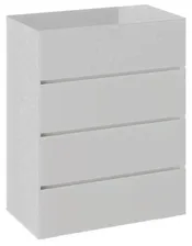 Комод ТриЯ Glance тип 1 , размер: 80х43.7 см , цвет: белый